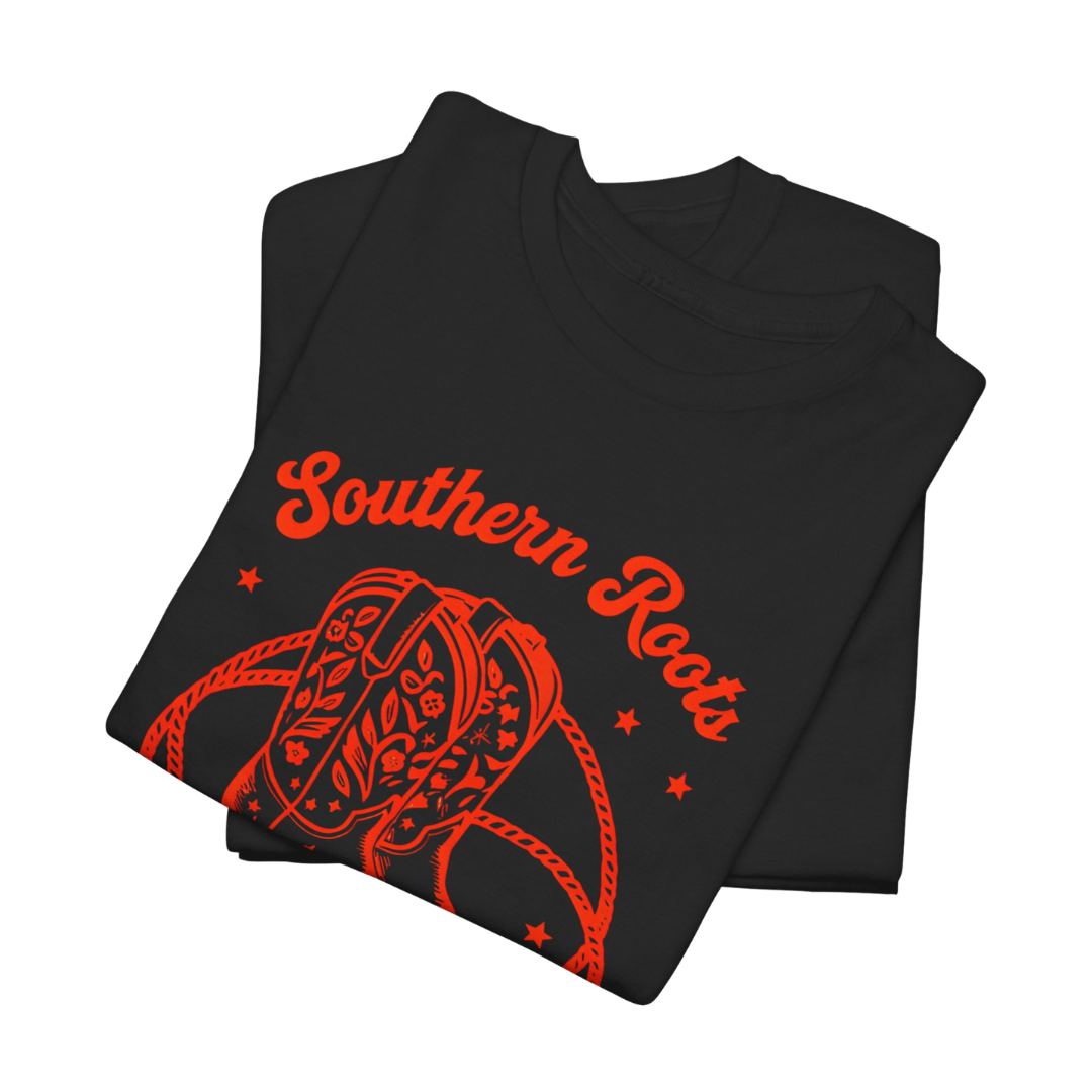 Southern Roots Cowgirl Boots T-Shirt