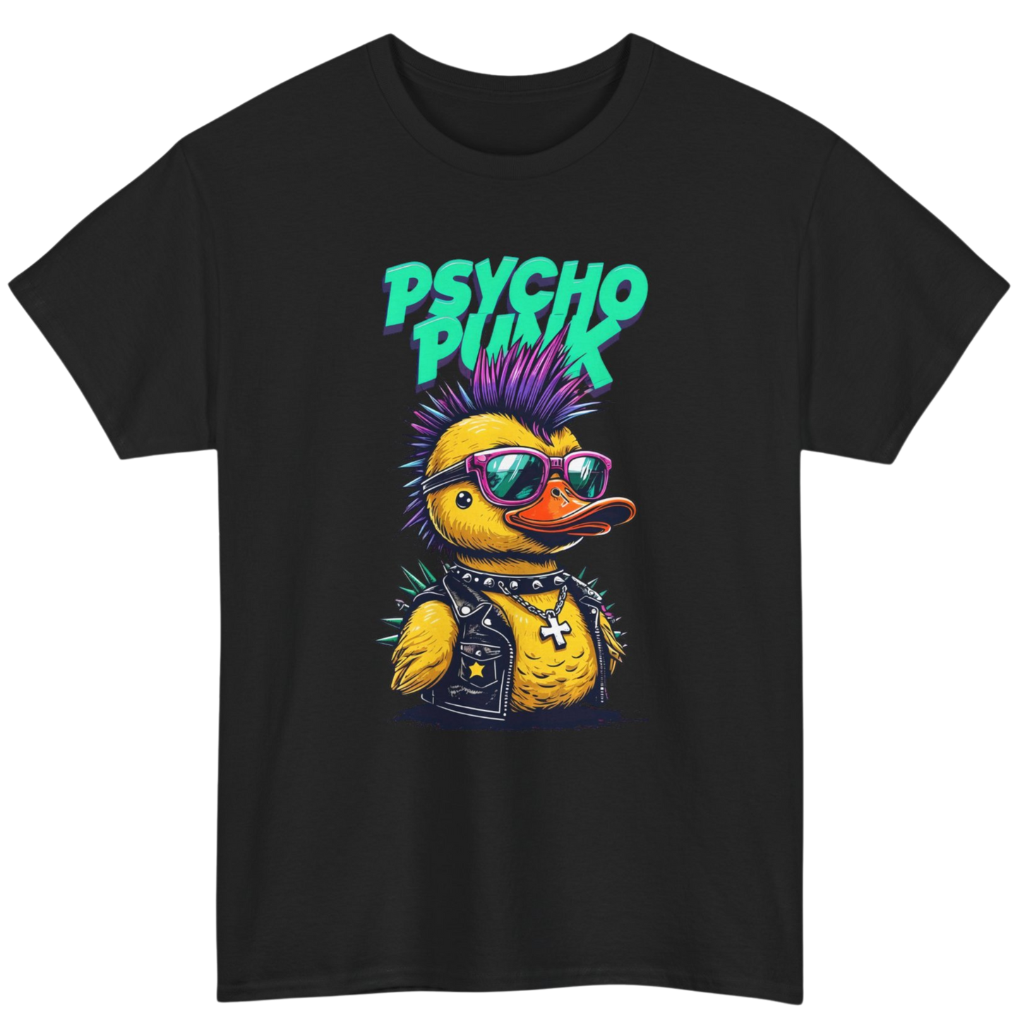 Psycho Punk Duck Graphic Tee