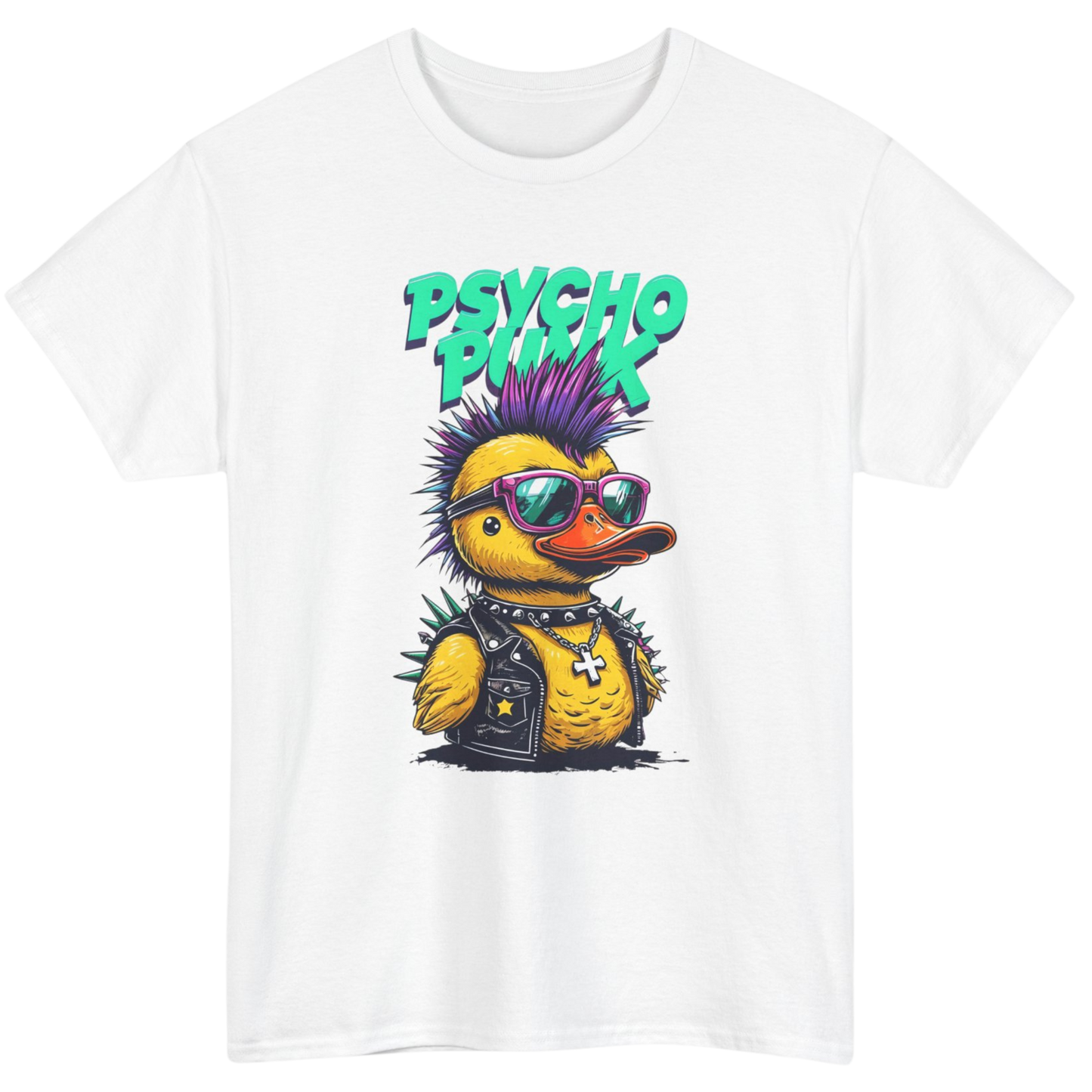 Psycho Punk Duck Graphic Tee