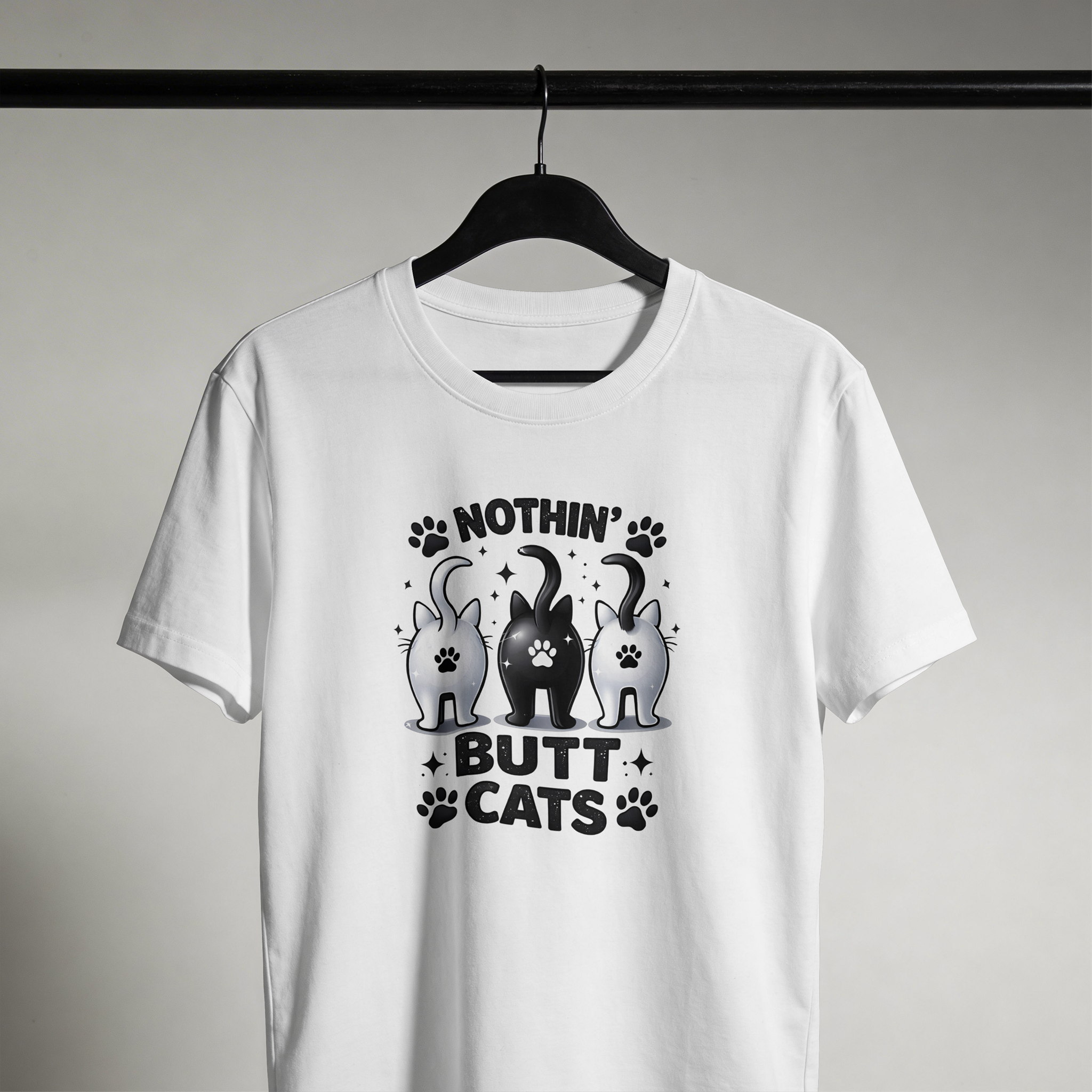 Cat Lover Tee – Nothin’ Butt Cats