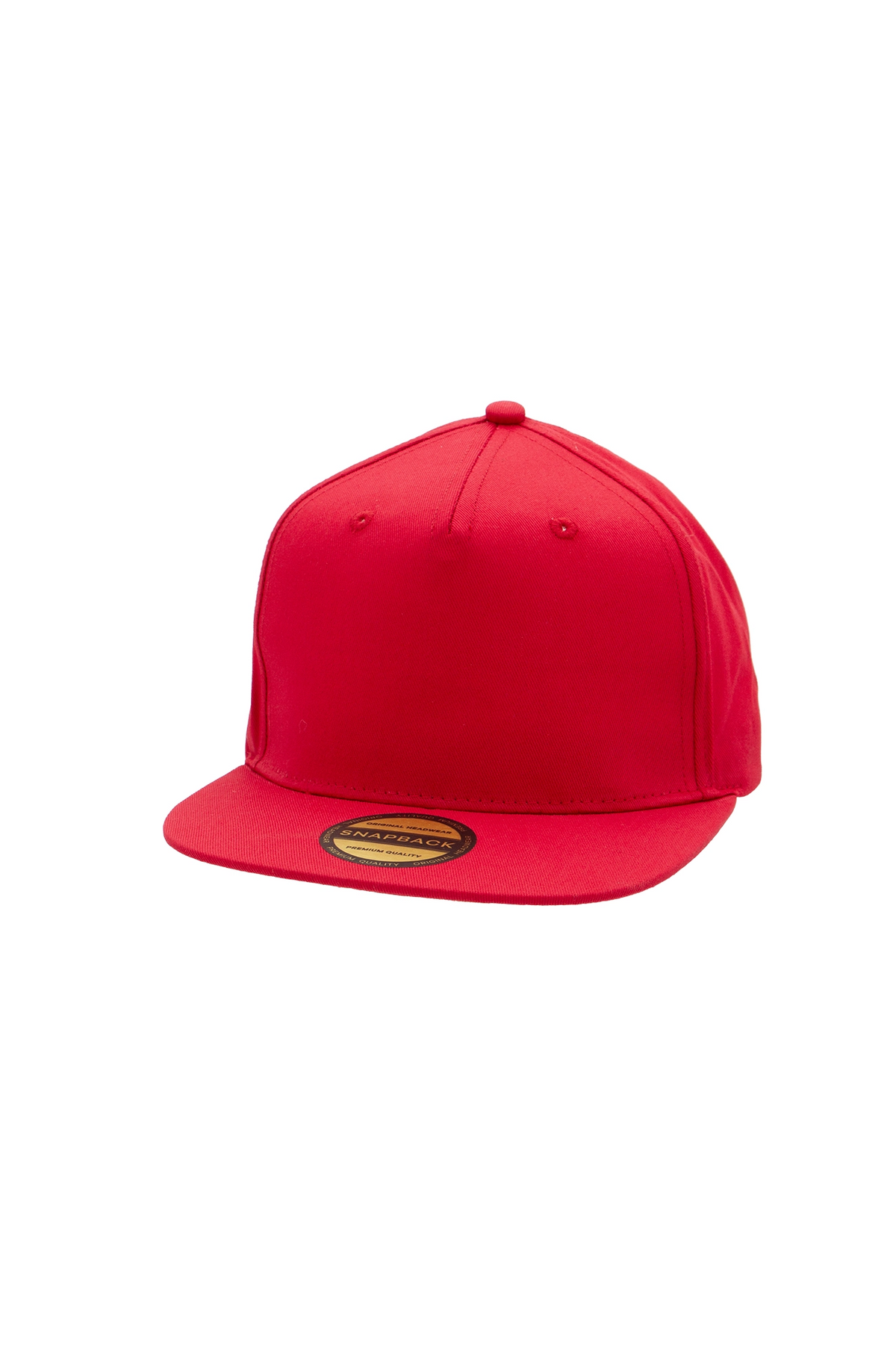 Uneek UC433 Original Snapback 5 Panel Cap in Red