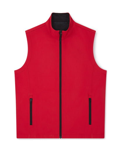 Uneek UC615 Ladies Printable Softshell Gilet in Red/Black