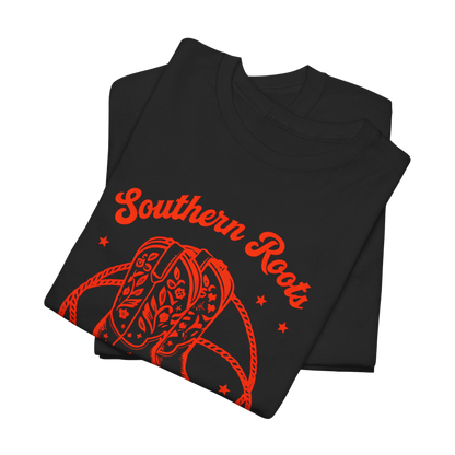 Southern Roots Cowgirl Boots T-Shirt