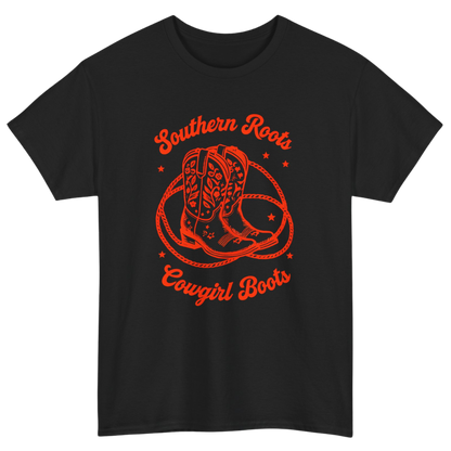 Southern Roots Cowgirl Boots T-Shirt