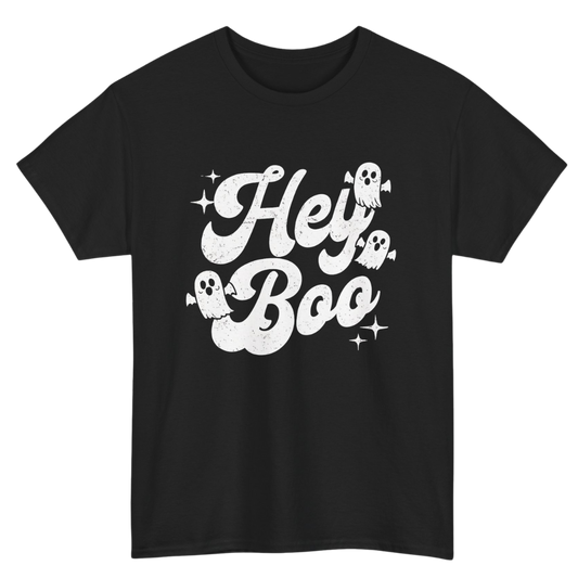 Hey Boo Retro Ghost Tee