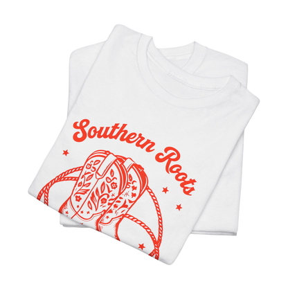 Southern Roots Cowgirl Boots T-Shirt