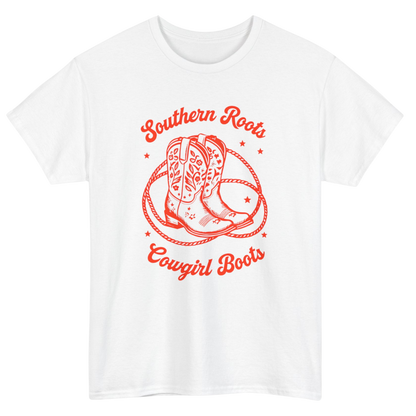 Southern Roots Cowgirl Boots T-Shirt