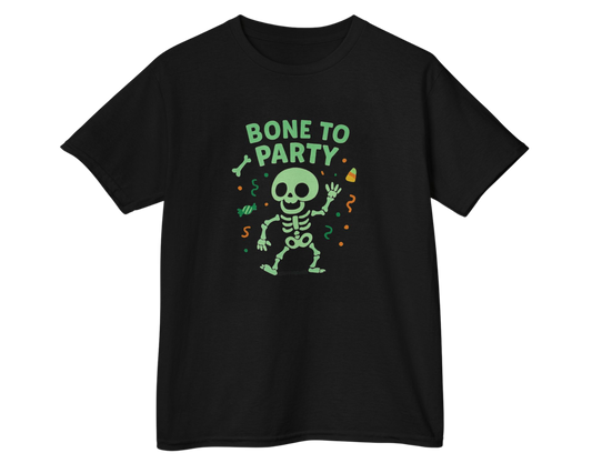 Kids' "Bone to Party" Dancing Skeleton T-Shirt