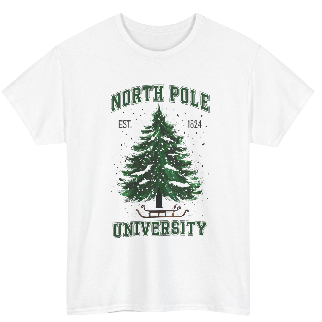 North Pole University Tee