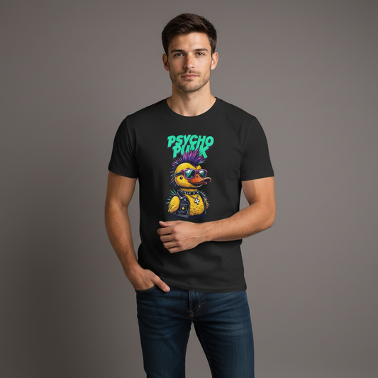 Psycho Punk Duck Graphic Tee