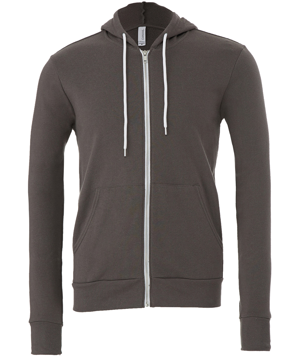 Bella + Canvas Adult Unisex Polycotton Fleece Full Zip Hoodie