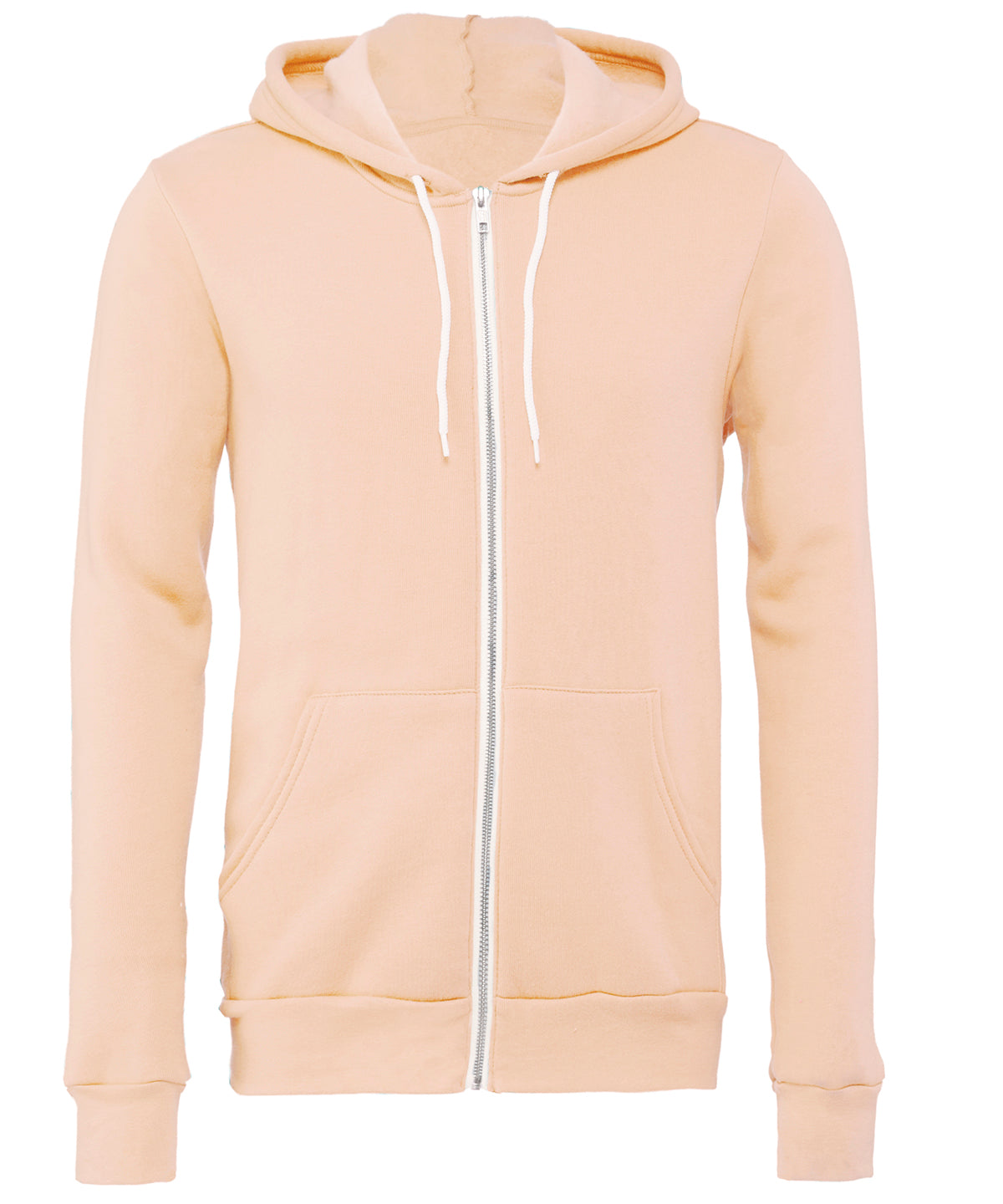 Bella + Canvas Adult Unisex Polycotton Fleece Full Zip Hoodie