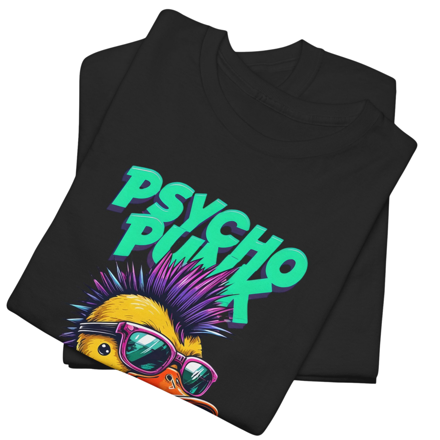 Psycho Punk Duck Graphic Tee