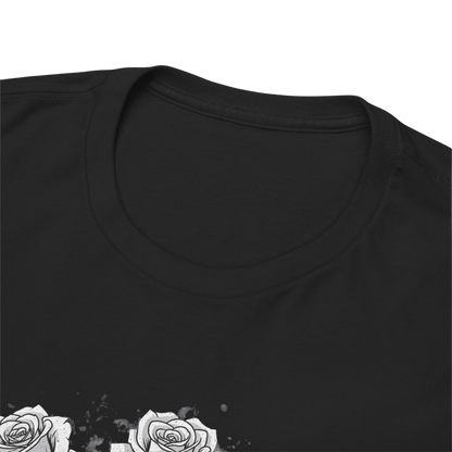 Skull Flower T-Shirt - Bloom Beyond Black