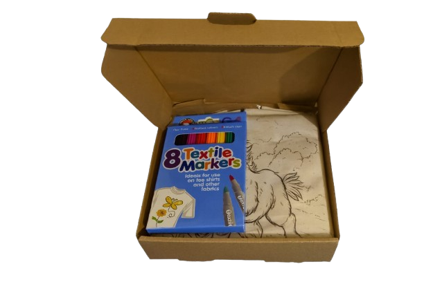 Colouring Tote Bag Craft Kit – Animal Edition