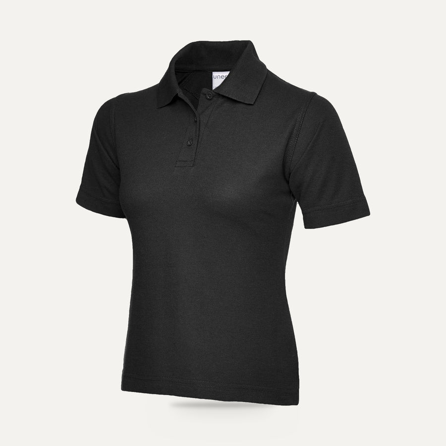Uneek UC115 Ladies Active Cotton Polo Shirt, Custom Printed